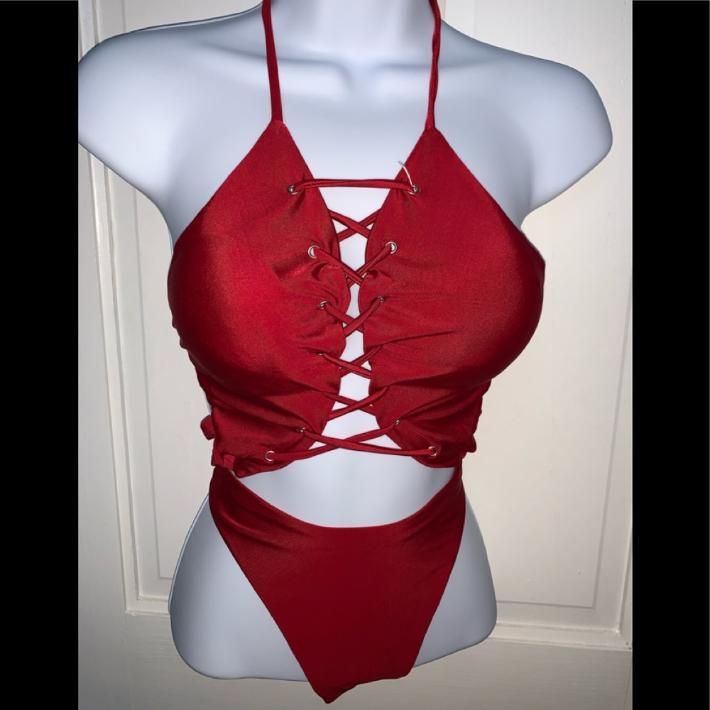 Two piece bathing suit